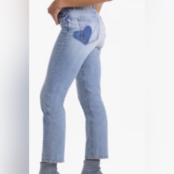 MOTHER Denim - Mother Superior The Button Fly Dazzler Ankle in I Confess Size 24